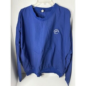 Tek Gear Goodyear Golf Club Pullover Jacket Top Blue Mens XL
